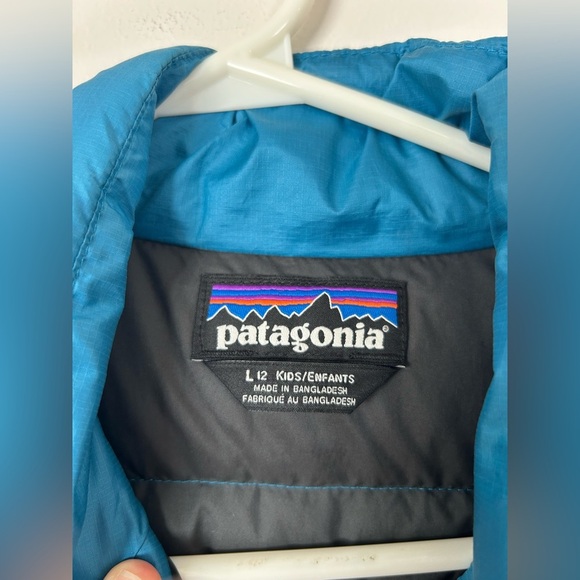 Patagonia Blue Puffer Jacket (Boys’ Size L/12) - Picture 5 of 10